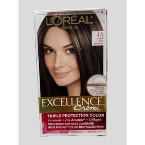 L’Oreal Paris Excellence Creme 4A Dark Ash Brown Permanent Hair Color